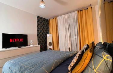 SSP Suites- Cosy & Bel appartement 4 pièces 3 chambres 90M2 avec balcon - Foto 27