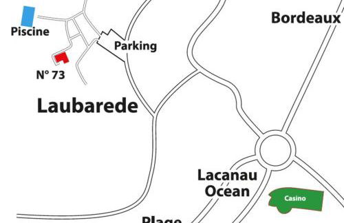 Maison avec jardinet, piscine commune à Lacanau océan - Foto 24