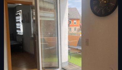 Super Monteurwohnung mit Balkon und Parkplatz, bei Bayreuth ruhig, 4 Betten Wifi, Küche - Foto 4