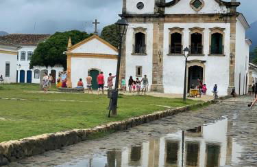 Vista dos sonhos na beira do mar de Angra com pier - Foto 32