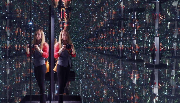 Taking a mirror selfie