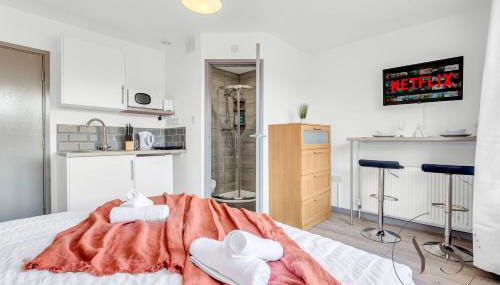 Modern Longton Studio C Near Alton Towers with Netflix & Free Wi-Fi - Foto 5