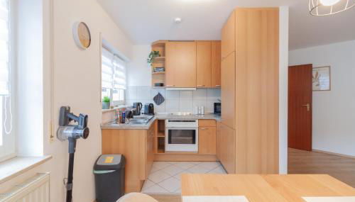 nJoy! Business Apartment Grafenau - Daimler & Parkplatz - Foto 5, stove, toaster