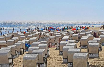 Fewo 7 im Fischerhaus Wintergarten und Terrasse mit Strandkorb - Foto 43