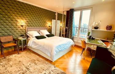 Beautiful apartment terrace Invalides and fireplace - Foto 12