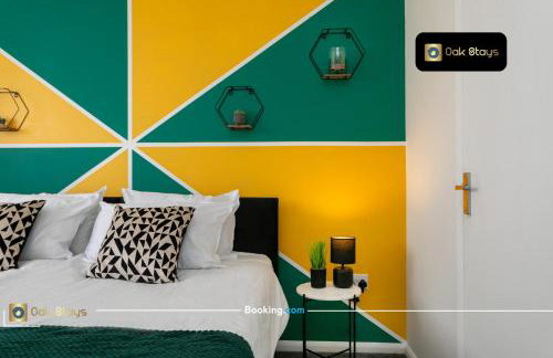 Quick Deals l 5 Bedroom l Sleeps 10 l Parking l Ideal for Groups l Oak Stays Short Lets & Serviced Accommodations - Foto 40