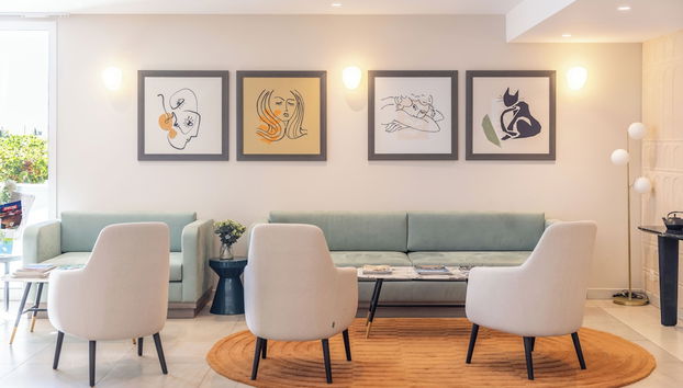 Zona de estar del vestíbulo