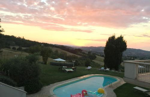 Comfortable villa lower level in Montelabbate with private pool - Foto 4
