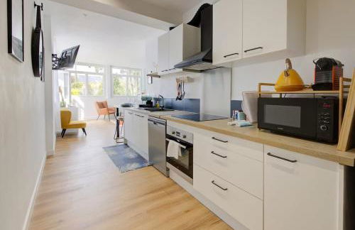 Le Green, appartement rénové, 4 chambres et jardin - Foto 10