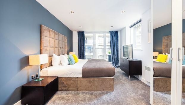 Koks Mews 2 Bed 2 Bath Apartment - ExCeL - Foto 3, Habitación