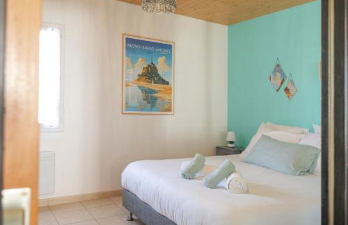 Vue Mt-St-Michel, Élégance, calme et baby-foot Bonzini - Foto 4