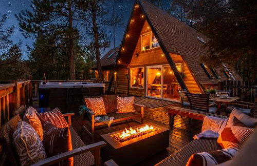 Timber A-Frame, Large Deck, Hot Tub, Fireplace - Foto 52