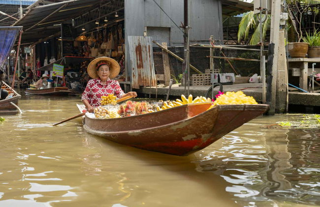 Mercado sobre las vías, mercado flotante y ruinas de Ayutthaya - Foto 3
