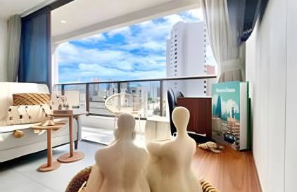 Flat Luxo com Coworking, Academia e Rooftop - WiFi 1Gb - Beira Mar 4 min - Foto 8