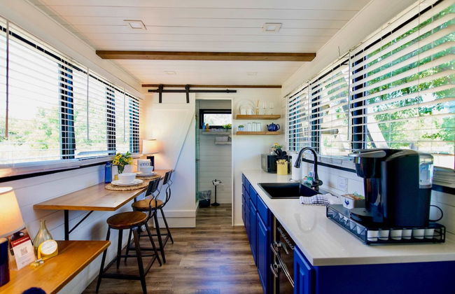 Yellow Blue Elegant Container Tiny House - Foto 44