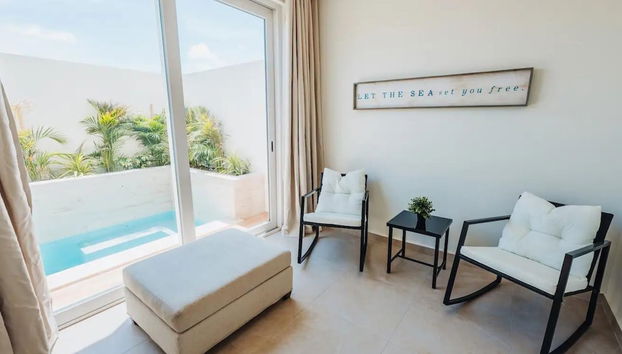 Apartment with pool in Noord Aruba - Foto 4, Zona de estar