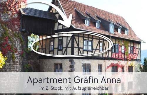 GRÄFIN ANNA - Rückzugsort für Freundetreffen in der historischen Hinterburg Schlitz - 2 Schlafzimmer, Altstadtlage, Garten, Aufzug, Hund willkommen - Foto 33