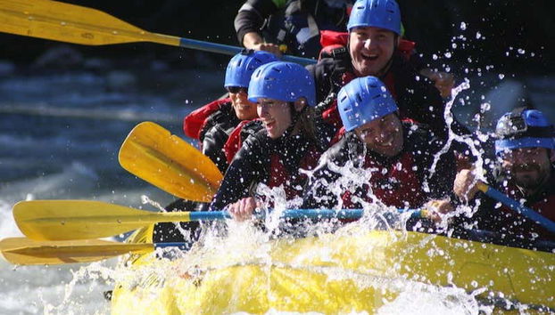 Rafting on the Elaho River