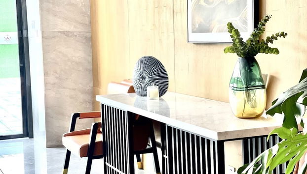 Zona de estar del vestíbulo