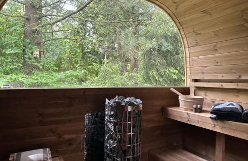 Schönes Ferienhaus 400m vom See, Sauna, Kamin, Klima, Garten - Foto 22
