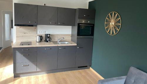 Ferienwohnung Eulenflucht - Foto 4, stove, dishwasher