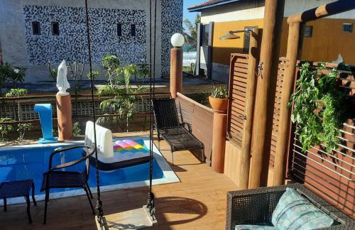 Chalé Beira-Mar com Piscina Privativa e Varanda em Barra do Jacuípe - Foto 79