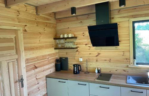 Przystanek Kistówko komfortowe domki z jacuzzi, staw wędkarski, kominek, las, przestrzeń - Foto 23