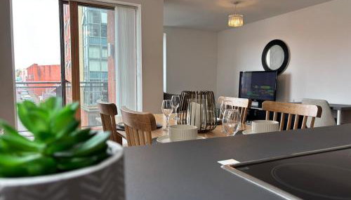 LUX 2bed City Centre and AO Arena Free Parking Modern Apt - Foto 5