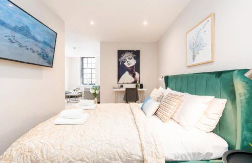 King Size Bed, City Centre, Long Stay Offers, Fast Wifi, Fully Equipped Kitchen, Dedicated Work Place - Foto 44