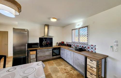 En Ardèche Villa de vacances l'Olympe climatisée avec sa piscine privée et chauffée - Foto 8