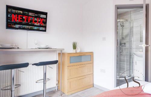 Modern Longton Studio C Near Alton Towers with Netflix & Free Wi-Fi - Foto 14