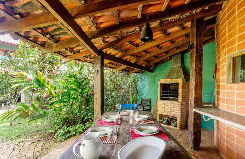 Casa dos Pássaros na areia a 20m da Praia da Baleia com 3 suítes e 1 dorm com ar condicionado, wifi, smart tv, cozinha completa e churrasqueira - Foto 64