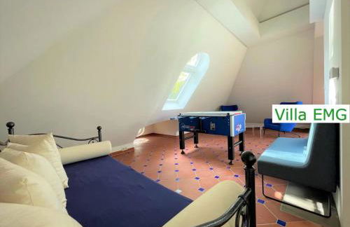 Luxus Ferienhaus Villa EMG Hannover, Messe, Braunschweig mit Sauna, Garten für Familien Gruppen bis 25 Personen - Foto 57