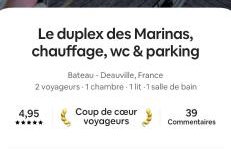 Le duplex des Marinas, dog friendly & parking inclus, 1m90 sous plafond - Photo 11