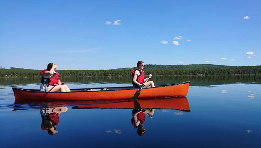 Canoe along the Torne River