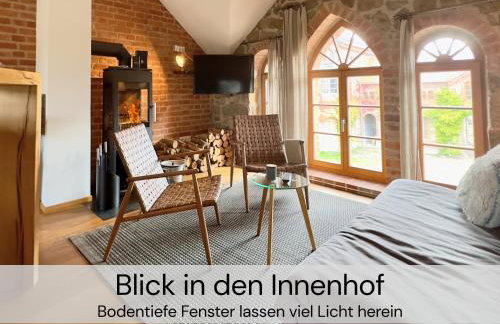 HexenburgbeiDresden 2 Zimmer Architektenwohnung mit eigener Sauna, Whirlwanne und Kamin - Nähe Sächsische Schweiz Dresden - Foto 14