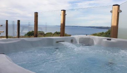 Sunset sea view chalet with hot tub - Foto 3