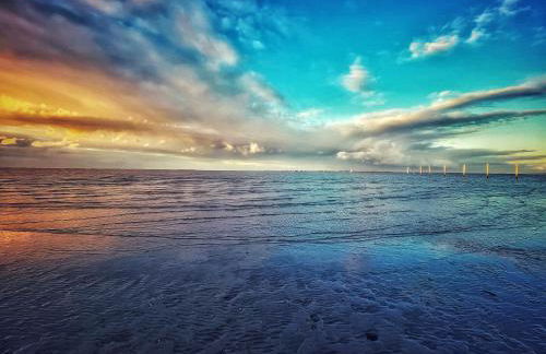 Nessmersiel, Ferienwohnung mit Balkon in Deichnähe, Wallbox, renoviert - Foto 23