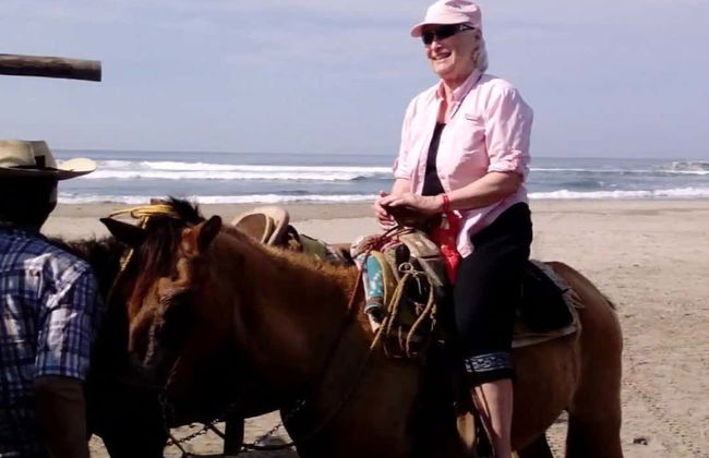 Balade à cheval sur la plage de Bonfil - Photo 6