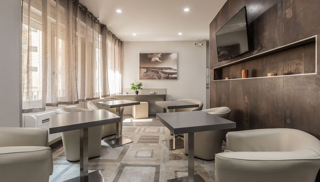 Zona de estar del vestíbulo