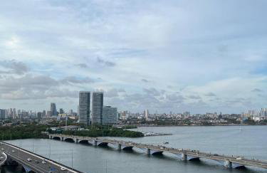 Flat Beach Class Excelsior - Apto Completo para 4 pessoas vista rio e mar - Foto 25