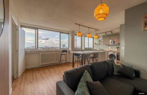 Toulouse Appartment 3 bedrooms balcony panoramic view - 10 min Train station & Metro - Foto 1