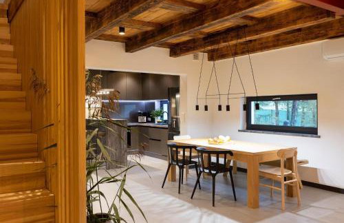 Nowoczesny dom nad jeziorem Zarybinek-Mazury Rybno, z własnym dostępem do linii brzegowej oraz łódką - Foto 10