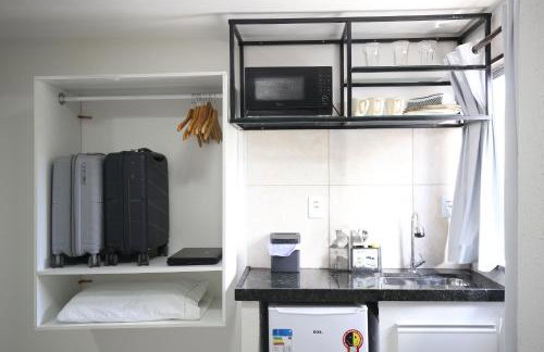 Mini Studio funcional mobiliado com cozinha e WC privativo - Foto 14