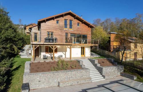 Le Cerf, chalet cocooning avec piscine et billard - Foto 26