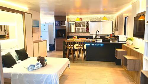 Cobertura pé na areia,Churrasqueira,Varanda,Ar con - Foto 1