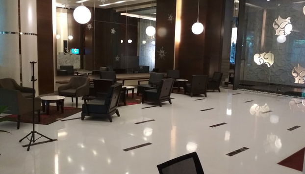 Zona de estar del vestíbulo