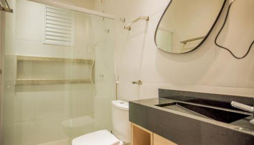 Elegance - Piscina Aquecida - Apartamento para 4 pessoas em Bombinhas - Foto 2, Shower