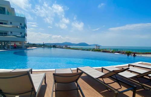 ACQUA MARINE FLORIPA Apto com vista para o mar! - Foto 57