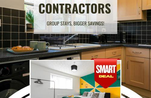 Quick Deals l 5 Bedroom l Sleeps 10 l Parking l Ideal for Groups l Oak Stays Short Lets & Serviced Accommodations - Foto 1